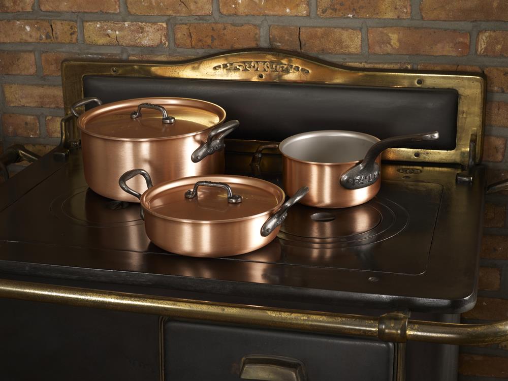 Falk pans in the kitchen
